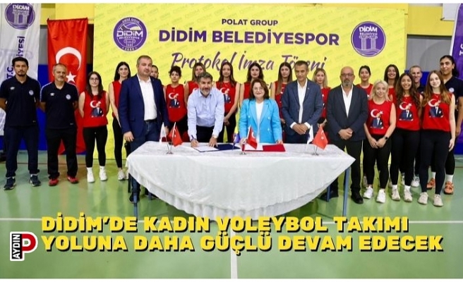 DİDİM’DE KADIN VOLEYBOL TAKIMI YOLUNA DAHA GÜÇLÜ DEVAM EDECEK