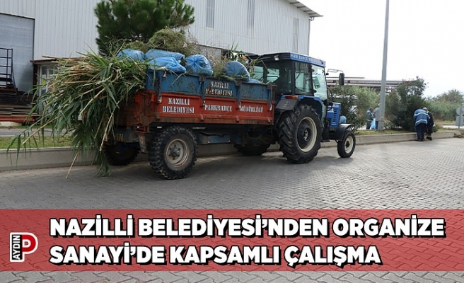 NAZİLLİ BELEDİYESİ’NDEN ORGANİZE SANAYİ’DE KAPSAMLI ÇALIŞMA