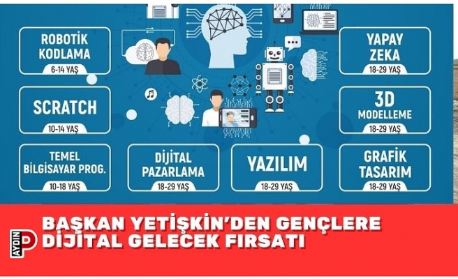 BAŞKAN YETİŞKİN’DEN GENÇLERE DİJİTAL GELECEK FIRSATI