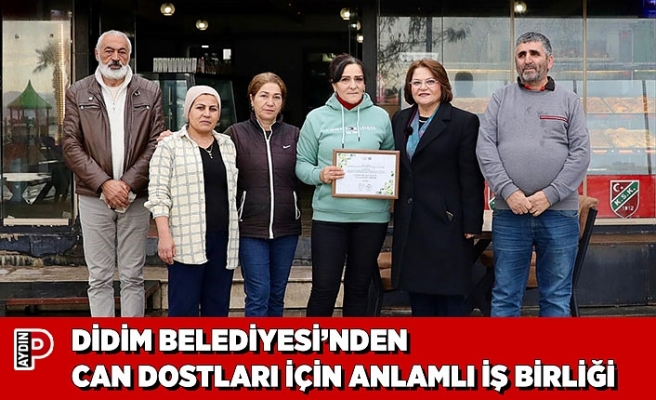 DİDİM BELEDİYESİ’NDEN CAN DOSTLARI İÇİN ANLAMLI İŞ BİRLİĞİ