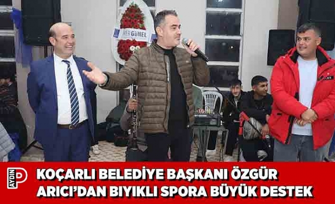 KOÇARLI BELEDİYE BAŞKANI ÖZGÜR ARICI’DAN BIYIKLI SPORA BÜYÜK DESTEK