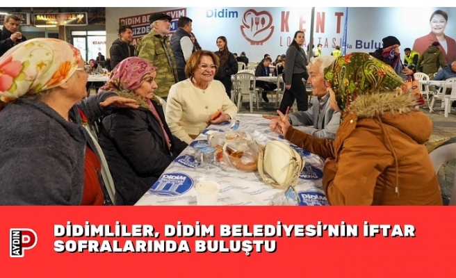 DİDİMLİLER, DİDİM BELEDİYESİ’NİN İFTAR SOFRALARINDA BULUŞTU