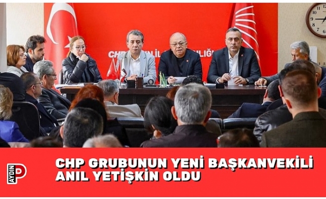 CHP GRUBUNUN YENİ BAŞKANVEKİLİ ANIL YETİŞKİN OLDU