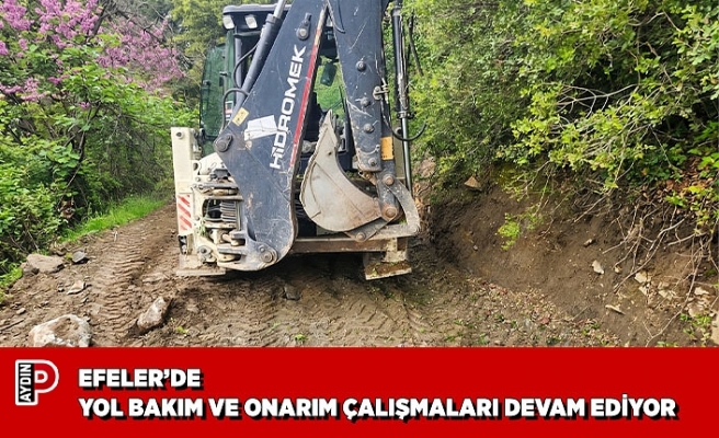 EFELER’DE YOL BAKIM VE ONARIM ÇALIŞMALARI DEVAM EDİYOR