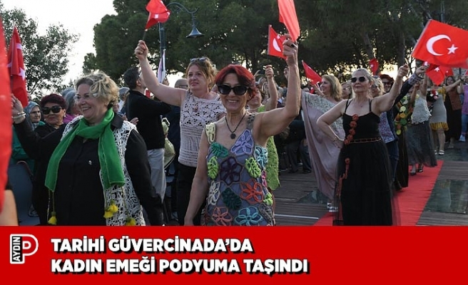 TARİHİ GÜVERCİNADA’DA KADIN EMEĞİ PODYUMA TAŞINDI