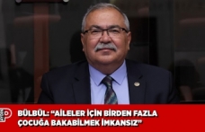BÜLBÜL: “AİLELER İÇİN BİRDEN FAZLA ÇOCUĞA BAKABİLMEK İMKANSIZ”