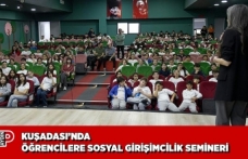 KUŞADASI’NDA ÖĞRENCİLERE SOSYAL GİRİŞİMCİLİK SEMİNERİ