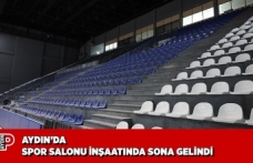 AYDIN’DA SPOR SALONU İNŞAATINDA SONA GELİNDİ