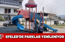 EFELER’DE PARKLAR YENİLENİYOR