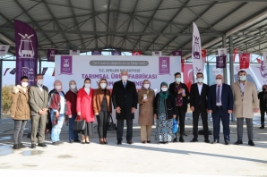 Kadınların çalışacağı fabrikanın yapımı başladı