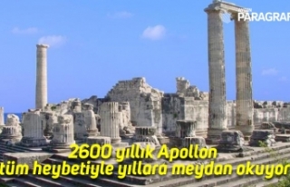 2600 yıllık Apollon tüm heybetiyle yıllara meydan...