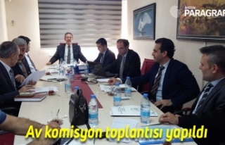 Aydın’da av komisyon toplantısı yapıldı