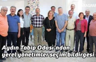 Aydın Tabip Odası’ndan yerel yönetimler seçim...