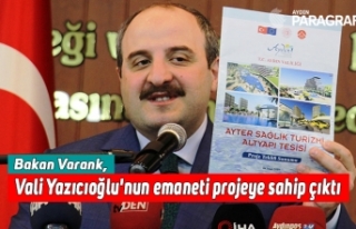 Bakan Varank, Vali Yazıcıoğlu'nun emaneti...