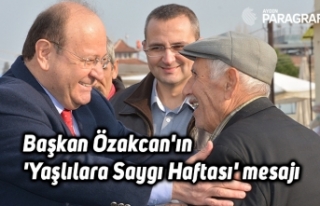 Başkan Özakcan'ın 'Yaşlılara Saygı...