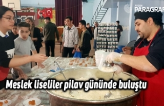 Meslek liseliler pilav gününde buluştu