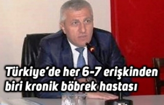 Türkiye’de her 6-7 erişkinden biri kronik böbrek...