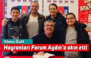 Yılmaz Özdil hayranları Forum Aydın’a akın...