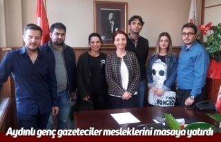 Aydınlı genç gazeteciler mesleklerini masaya yatırdı