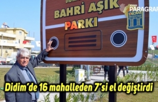 Didim’de 16 mahalleden 7’si el değiştirdi