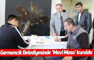 Germencik Belediyesinde ‘Mavi Masa’ kuruldu