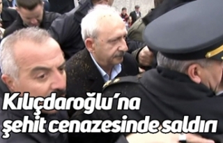 Kılıçdaroğlu’na şehit cenazesinde saldırı
