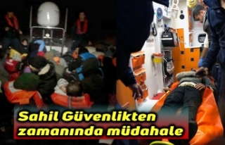 Sahil Güvenlikten zamanında müdahale