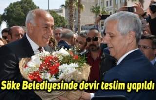 Söke Belediyesinde devir teslim yapıldı