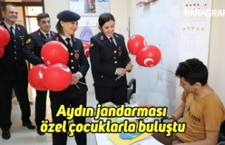 Aydın jandarması özel çocuklarla buluştu