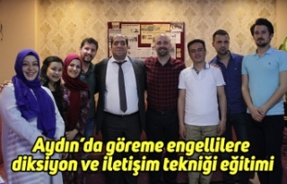 Aydın’da göreme engellilere diksiyon ve iletişim...