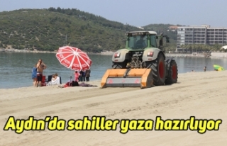 Aydın’da sahiller yaza hazırlıyor