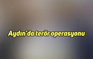 Aydın’da terör operasyonu