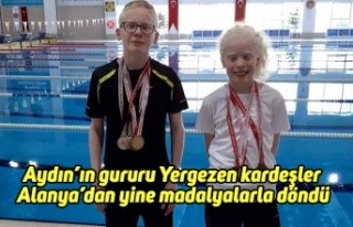 Aydın’ın gururu Yergezen kardeşler Alanya’dan...