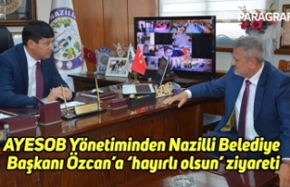 AYESOB Yönetiminden Nazilli Belediye Başkanı Özcan’a...