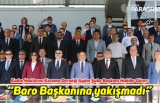 “Baro Başkanına yakışmadı”