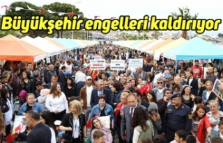 Büyükşehir engelleri kaldırıyor