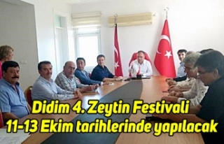 Didim 4. Zeytin Festivali 11-13 Ekim tarihlerinde...