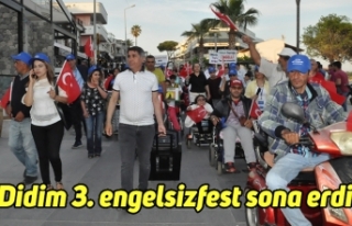 Didim 3. engelsizfest sona erdi