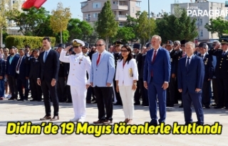 Didim’de 19 Mayıs törenlerle kutlandı