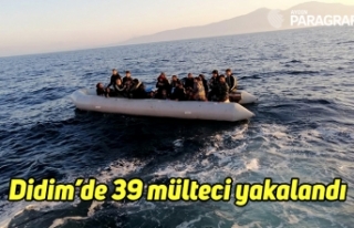 Didim’de 39 mülteci yakalandı
