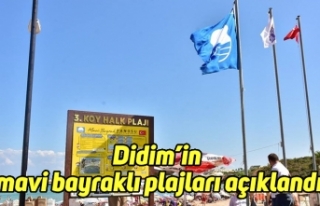 Didim’in mavi bayraklı plajları açıklandı