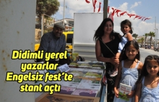 Didimli yerel yazarlar Engelsiz fest’te stant açtı