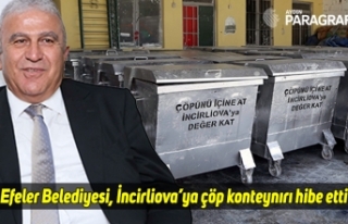 Efeler Belediyesi, İncirliova’ya çöp konteynırı...