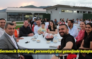 Germencik Belediyesi, personeliyle iftar yemeğinde...