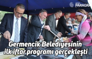 Germencik Belediyesinin ilk iftar programı gerçekleşti