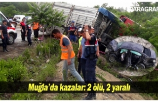 Muğla’da kazalar: 2 ölü, 2 yaralı