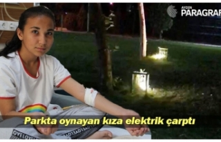 Parkta oynayan küçük kıza elektrik çarptı