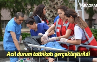 ADH’de afet ve acil durum tatbikatı gerçekleştirildi