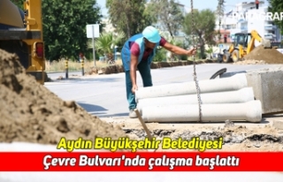 Aydın Büyükşehir Belediyesi Çevre Bulvarı'nda...