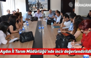 Aydın İl Tarım Müdürlüğü’nde incir değerlendirildi
